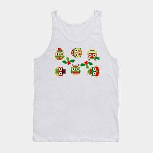 Christmas Owls Tank Top